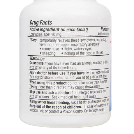Geri-Care Loratadine Allergy Relief, 10 mg, Non-Drowsy, Tablet - 788-09-GCP-Bottle - LL Medico