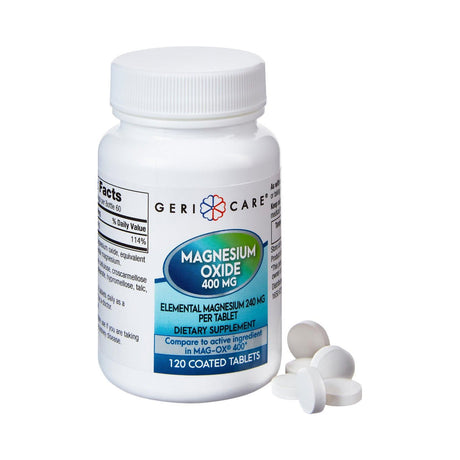 Geri - Care Magnesium Oxide Supplement, 400 mg - 634-12-GCP - LL Medico