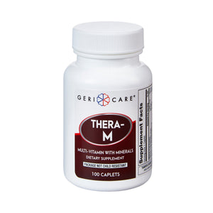 Geri - Care Multivitamin Supplement with Minerals, 100 caplets - 621-01-GCP-Single - LL Medico