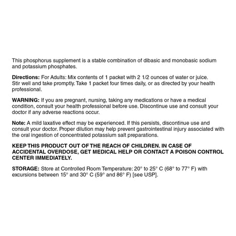 Geri - Care Phosphorus Sodium & Potassium Supplement - 844-01-GCP-Single - LL Medico