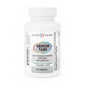 Geri - Care Senior Tabs Multivitamin Supplement, 100 tablets - 551-01-GCP-Single - LL Medico