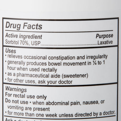 Geri-Care Sorbitol Diuretic Laxative, 70% Liquid, 16 oz - Q758-16-GCP-Bottle - LL Medico