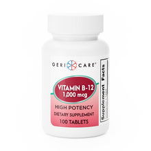 Geri - Care Vitamin B - 12 Supplement, 1000 mcg - 896-01-GCP-Single - LL Medico