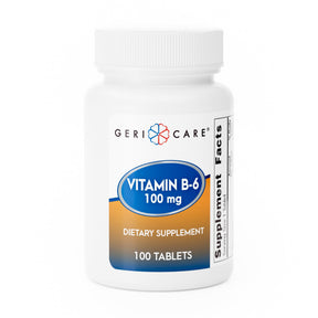 Geri - Care Vitamin B - 6 Supplement, 100 mg - 854-01-GCP-Single - LL Medico
