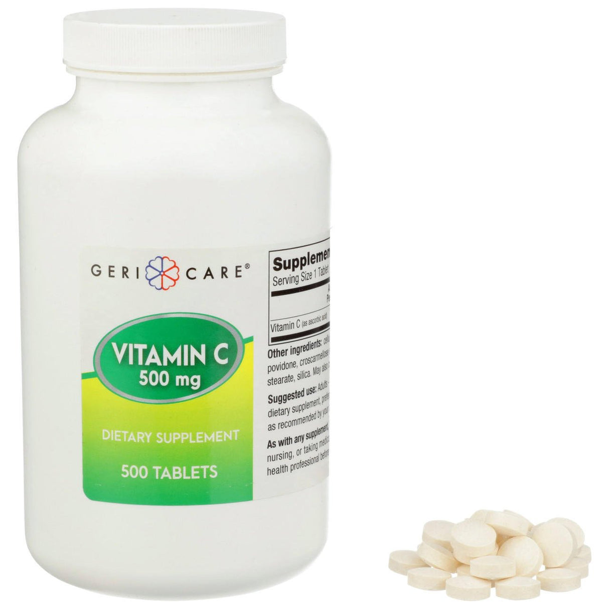 Geri - Care Vitamin C Supplement, 500 mg - 841-01-GCP - LL Medico