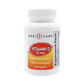 Geri - Care Vitamin D Supplement, 400 IU - 874-01-GCP - LL Medico