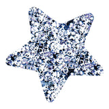 Glitter Stat Strip Kid Design (Glitter Stars and Stripes) Adhesive Strip
