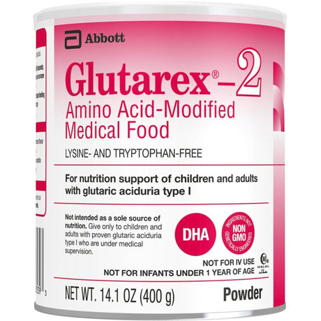 Glutarex-2 Amino Acid-Modified Medical Food Powder, Unflavored, 14.1 oz - 67038-Single - LL Medico