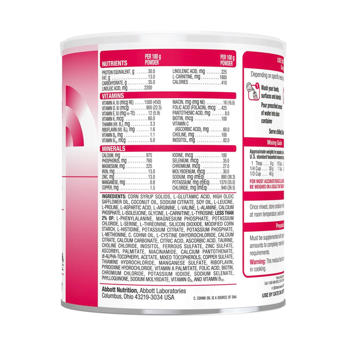 Glutarex-2 Amino Acid-Modified Medical Food Powder, Unflavored, 14.1 oz - 67038-Single - LL Medico