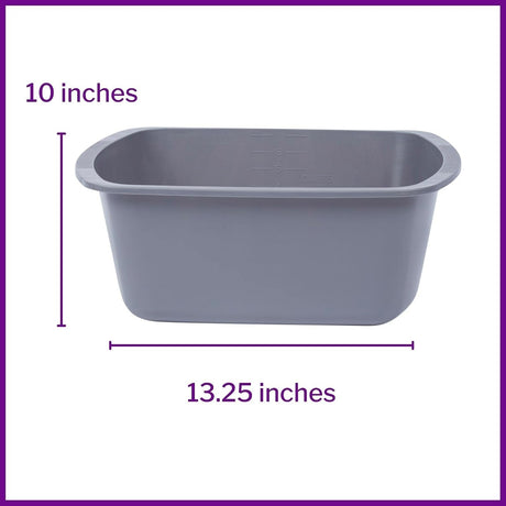 GMAX Wash Basin, Rectangle, 7 Quart, NonSterile - GP42006-Single - LL Medico