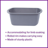 GMAX Wash Basin, Rectangle, 7 Quart, NonSterile - GP42006-Single - LL Medico