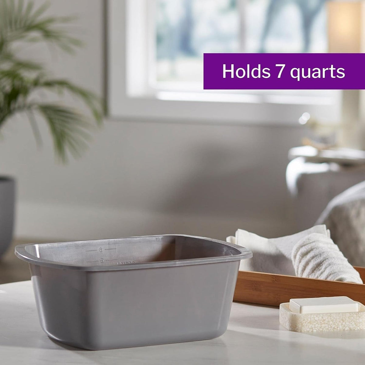 GMAX Wash Basin, Rectangle, 7 Quart, NonSterile - GP42006-Single - LL Medico