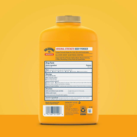 Gold Bond Original Strength Medicated Body Powder, Menthol, 1 oz - 04116701109-Single - LL Medico