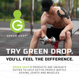 Green Drop Infused Recovery Compression Elbow Sleeve, Small/Medium - ELB-1450-Single - LL Medico