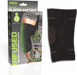 Green Drop Infused Recovery Compression Elbow Sleeve, Small/Medium - ELB-1450-Single - LL Medico