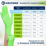 Halyard Flexaprene Green Chloroprene Exam Gloves, Powder-Free - 44793-Box - LL Medico