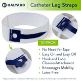 Halyard Leg Strap for Universal Indwelling Catheter, 2" x 24" - 36600-Single - LL Medico