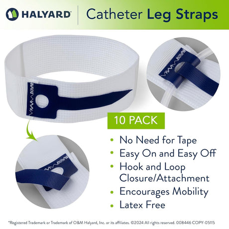 Halyard Leg Strap for Universal Indwelling Catheter, 2" x 24" - 36600-Single - LL Medico