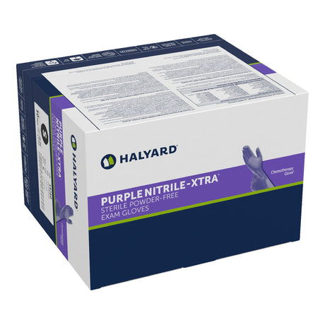 Halyard Purple Nitrile-Xtra Extended Cuff Length Exam Glove - 14260-Box - LL Medico