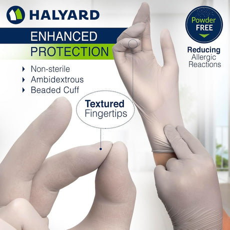 Halyard Sterling Nitrile Exam Gloves, Powder-Free - 50706-Box - LL Medico