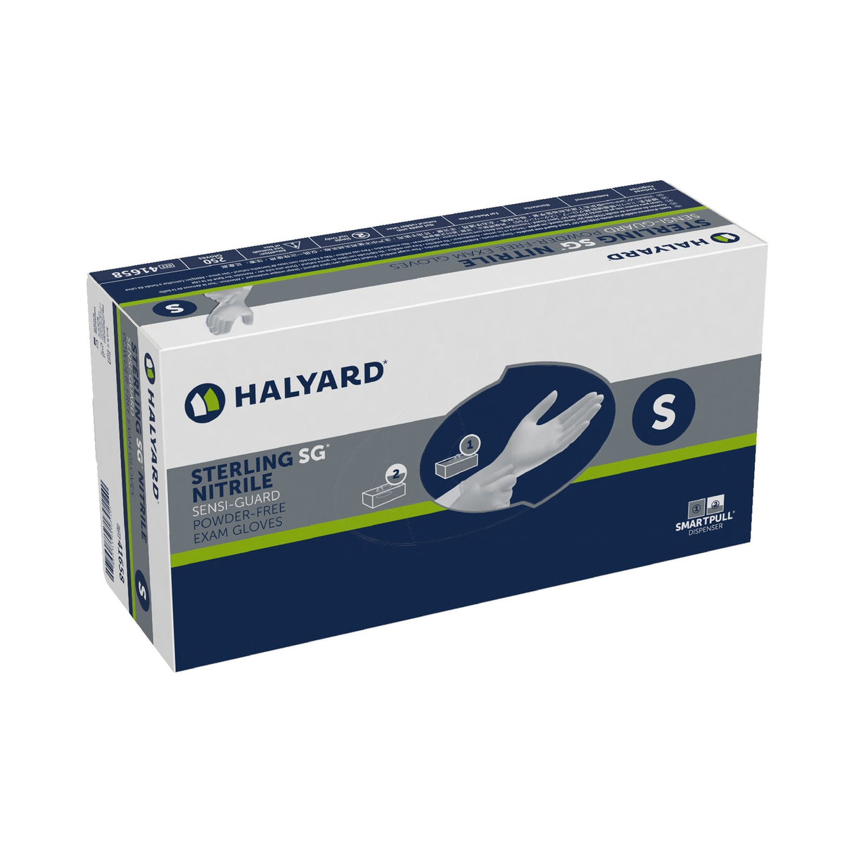 Halyard Sterling SG Nitrile Exam Glove - HAL41658-Box - LL Medico