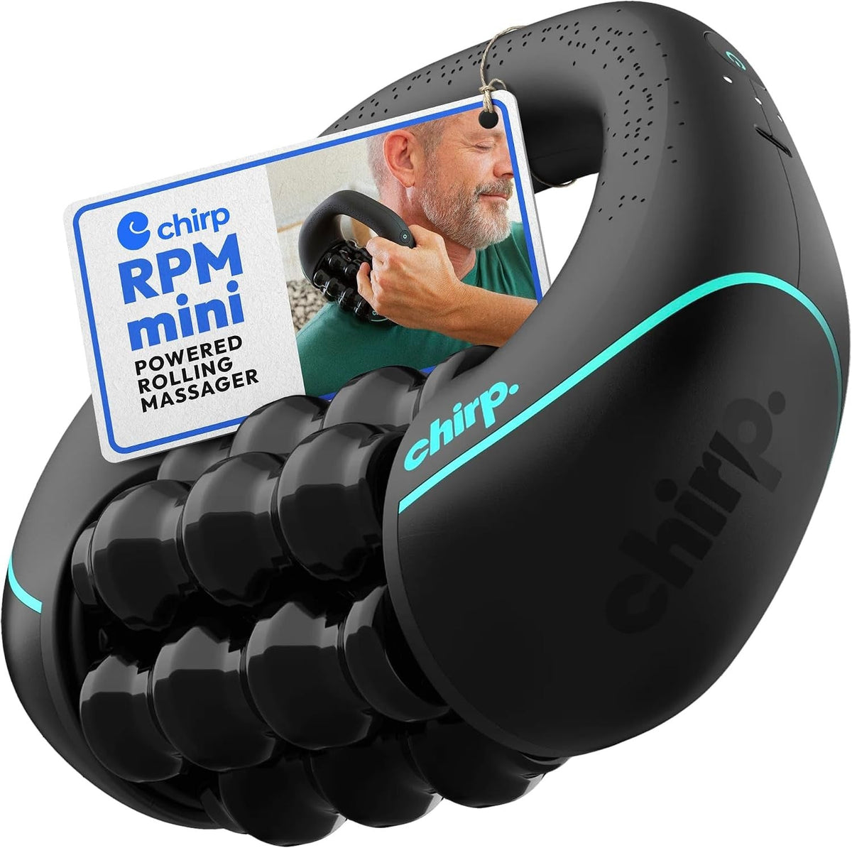 Hand-held Massager Chirp RPM Mini 3 X 8 X 8" - R-RPM-3-BK-R-Single - LL Medico