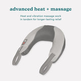 HoMedics Pro Therapy Hand-Held Neck Massager with Heat - NMSQ-217HJ-TN-Single - LL Medico