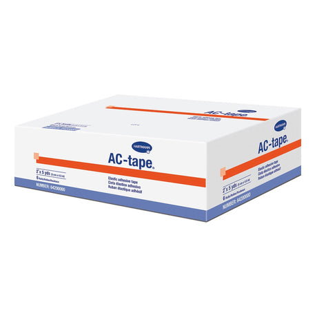 Hartmann AC-tape Cotton Elastic Athletic Tape, Tan, 2 Inch x 5 Yard - 64200000-Box - LL Medico