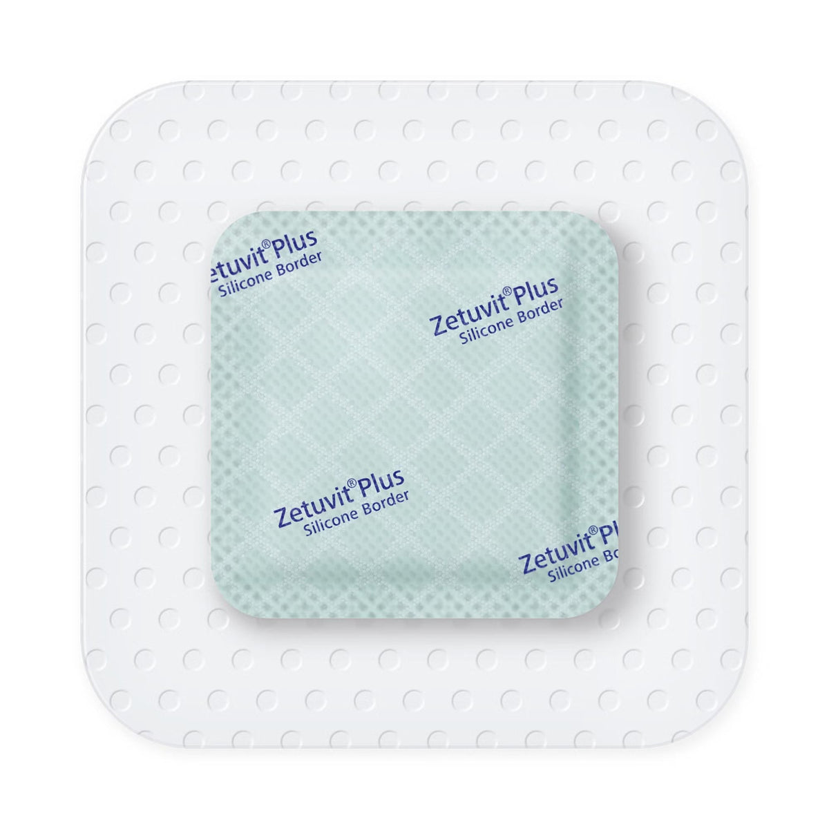 Hartmann Zetuvit Plus Silicone Border Super Absorbent Dressing, Sterile, Square, Bordered - 413900-Box - LL Medico