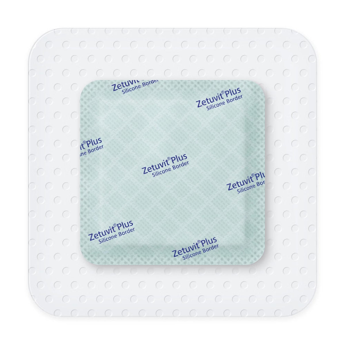 Hartmann Zetuvit Plus Silicone Border Super Absorbent Dressing, Sterile, Square, Bordered - 413901-Single - LL Medico
