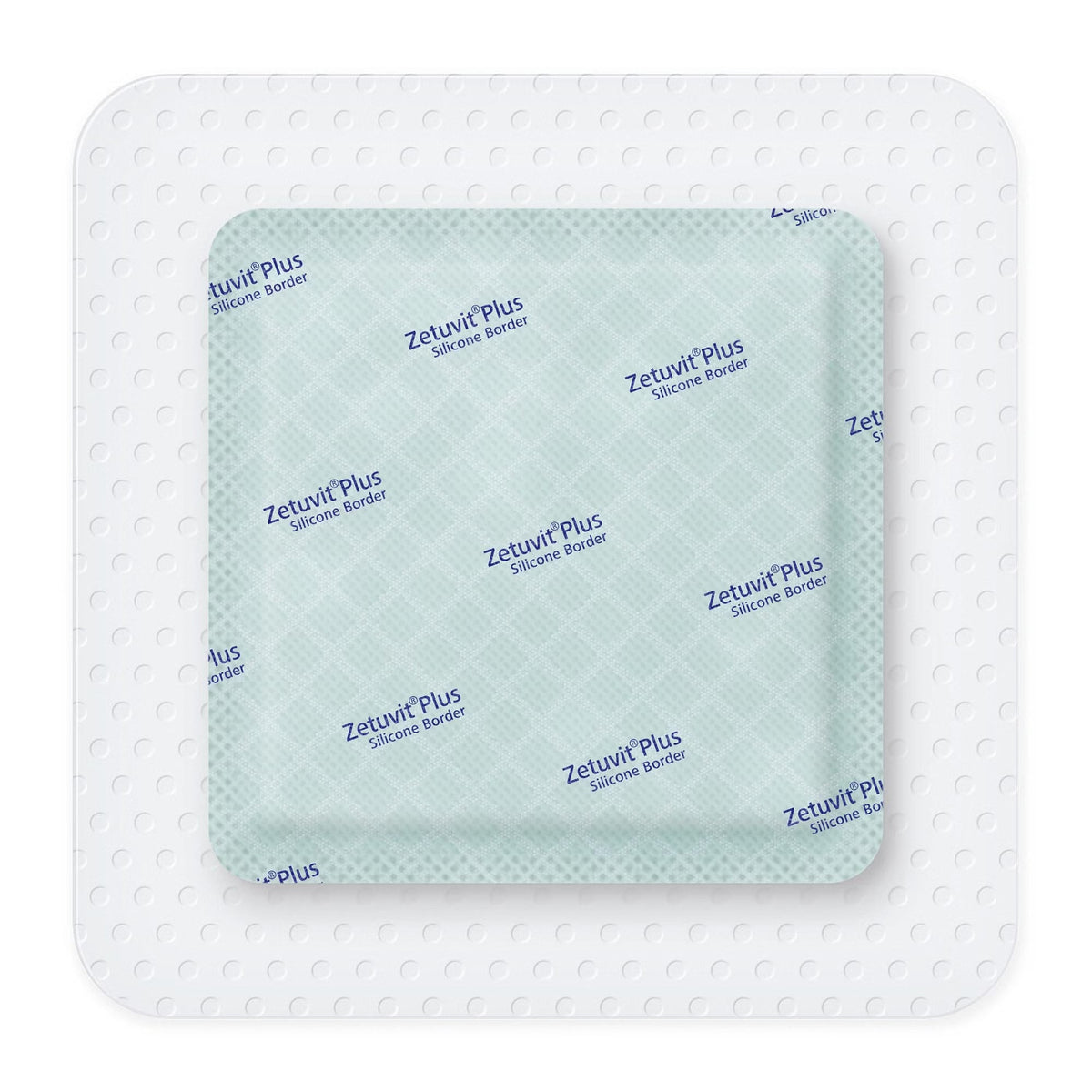Hartmann Zetuvit Plus Silicone Border Super Absorbent Dressing, Sterile, Square, Bordered - 413902-Single - LL Medico