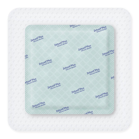Hartmann Zetuvit Plus Silicone Border Super Absorbent Dressing, Sterile, Square, Bordered - 413903-Single - LL Medico