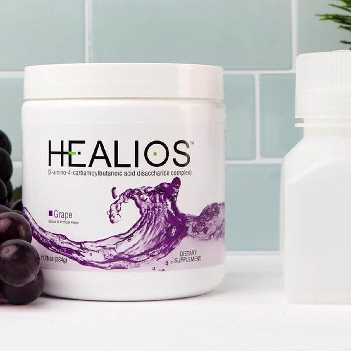 Healios Oral Health and Dietary Supplement Powder, Grape, 11.64 oz - GN0140-Single - LL Medico