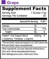 Healios Oral Health and Dietary Supplement Powder, Grape, 11.64 oz - GN0140-Single - LL Medico