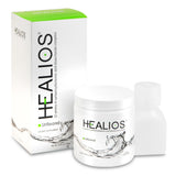 Healios Unflavored Oral Supplement Powder, box and jar