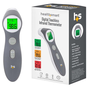 HealthSmart Non-Contact Infrared Forehead Thermometer - 18-555-000-Single - LL Medico