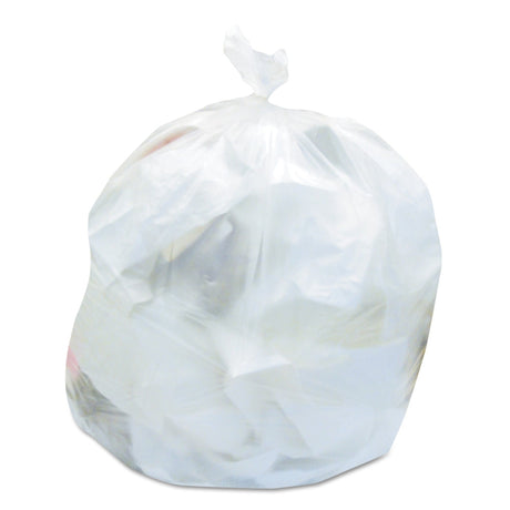 Heritage Standard High Density Trash Bag, Light Duty, 30 gal, 30 x 37", HDPE, Colorless - HERZ6037LNR01-Case - LL Medico