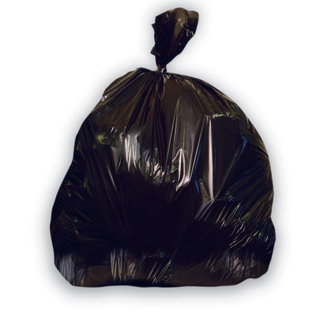 Heritage Trash Bag, Medium Duty, 16 gal, 0.50 mil, 24" x 32", Black, Star Seal Bottom, Flat Pack, LLDPE - HERH4832MK-Case - LL Medico