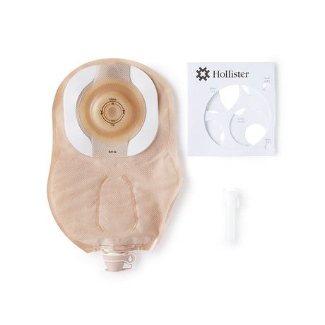 Hollister CeraPlus Soft Convex One-Piece Urostomy Pouch, Cut-to-Fit, Ultra-Clear, 9-Inch - 84134-Box - LL Medico