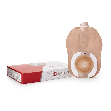 Hollister CeraPlus Soft Convex One-Piece Urostomy Pouch, Pre-Cut, Beige, 9-Inch - 8414-Box - LL Medico