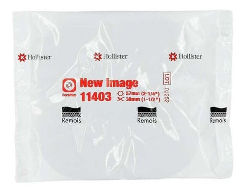 Hollister New Image CeraPlus Two-Piece Skin Barrier, Convex, Cut-to-Fit, 57 mm Flange - 11403-Single - LL Medico