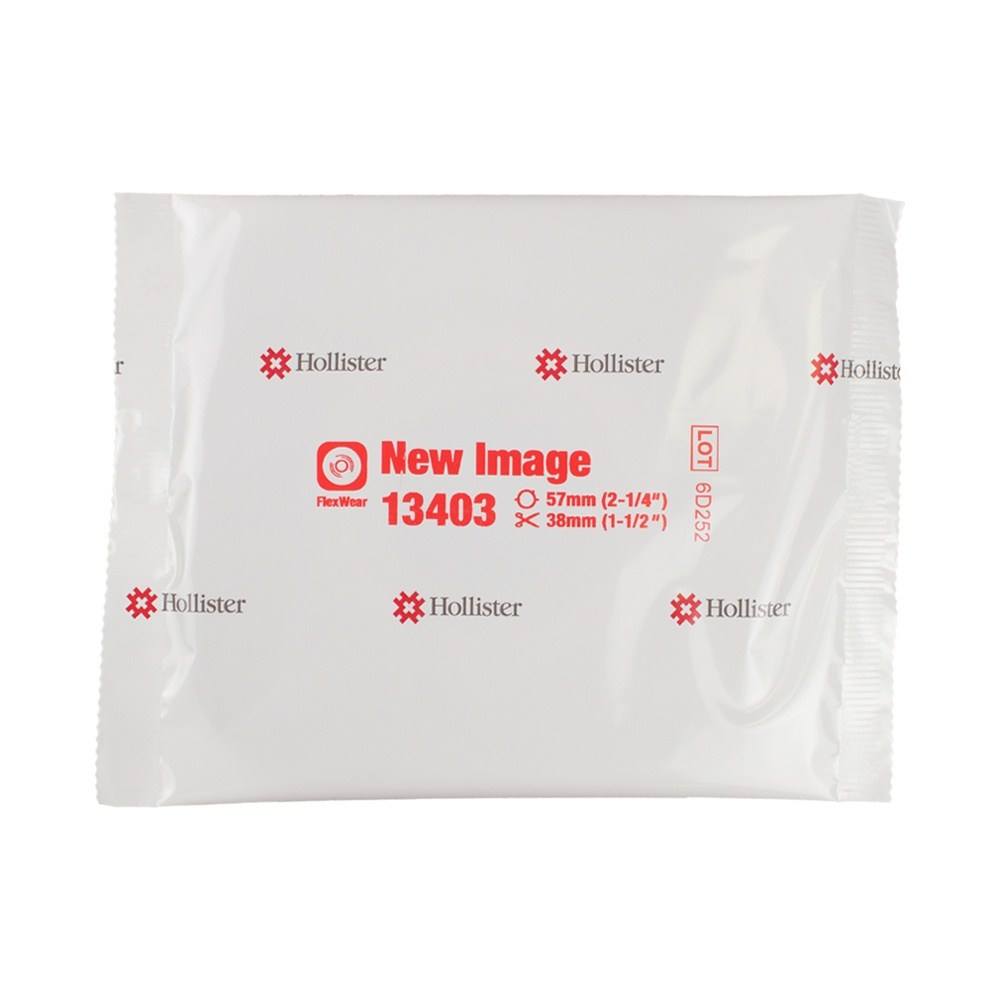 Hollister New Image Two-Piece Skin Barrier, Convex, Cut-to-Fit, 57 mm Flange - 13403-Box - LL Medico