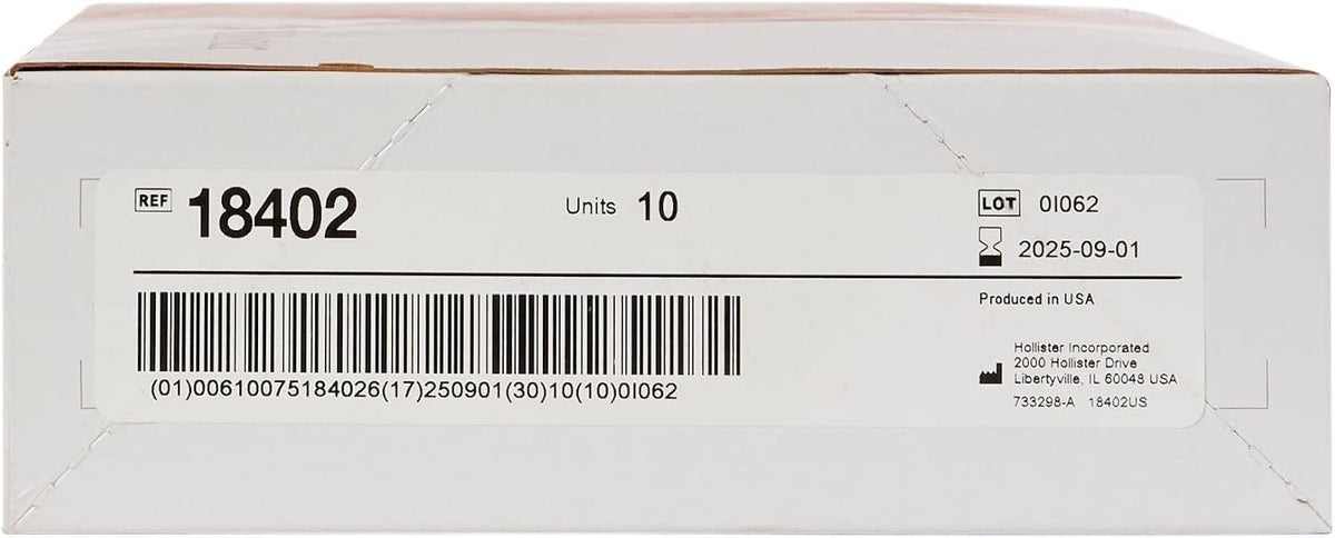 Hollister New Image Two-Piece Urostomy Pouch, Maxi, 9" LengthStoma, Transparent, Drainable, Non-Sterile - HOL18402-Single - LL Medico