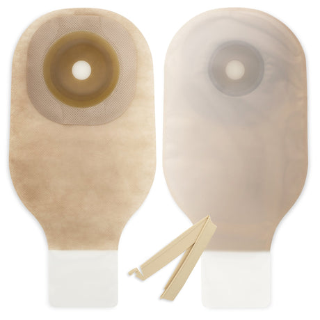 Hollister Premier Flextend One-Piece Colostomy Pouch, Flat, Pre-Cut, Transparent, 12-Inch - 8638-Box - LL Medico