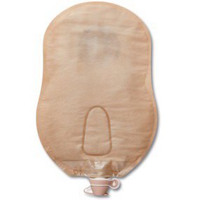 Hollister Premier One-Piece Urostomy Pouch, Convex, Pre-Cut, Beige, 9-Inch, without Tape - 84994-Box - LL Medico