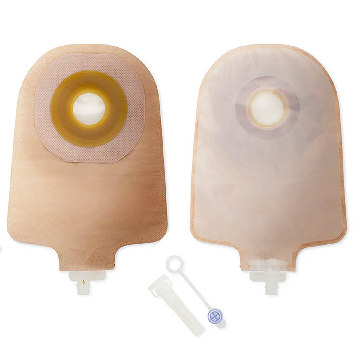 Hollister Premier One-Piece Urostomy Pouch, Flat FlexTend Barrier, Transparent, Cut-to-Fit up to 2 1/2" (64mm), 9" - 84690-Box - LL Medico