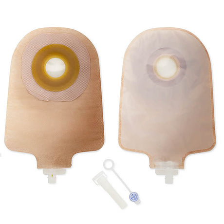 Hollister Premier One-Piece Urostomy Pouch, Flat FlexTend Barrier, Transparent, Cut-to-Fit up to 2 1/2" (64mm), 9" - 84690-Box - LL Medico