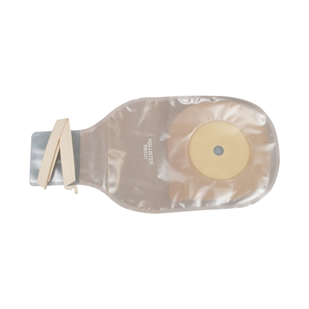 Hollister Premier One-Piece Colostomy Pouch, Flat, Cut-to-Fit, Ultra-Clear, 12-Inch, SoftFlex, Standard Wear, without Tape - 88501-Box - LL Medico