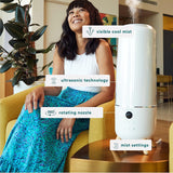 HoMedics Cool Mist Ultrasonic Humidifier - UHE-CMTF14-WT-Single - LL Medico