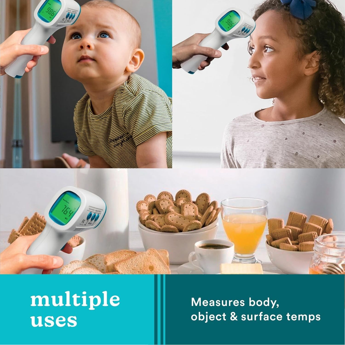 HoMedics Non-Contact Infrared Skin Surface Thermometer - TIE-240-Single - LL Medico